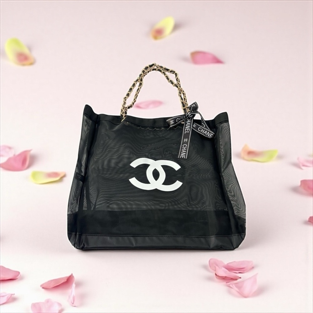 CC Beauty Mesh Tote with Pouch - Picture 3 of 3